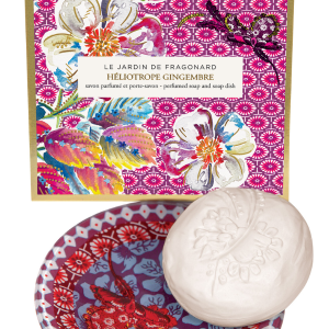 Fragonard Coffret Savon et Porte Savon Héliotrope/Gingembre