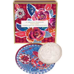 Fragonard Coffret Savon et Porte Savon Rose/ Ambre